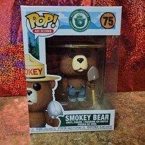 Funko Pop Ad Icons Smokey Bear with Shovel Vinyl Figure 75